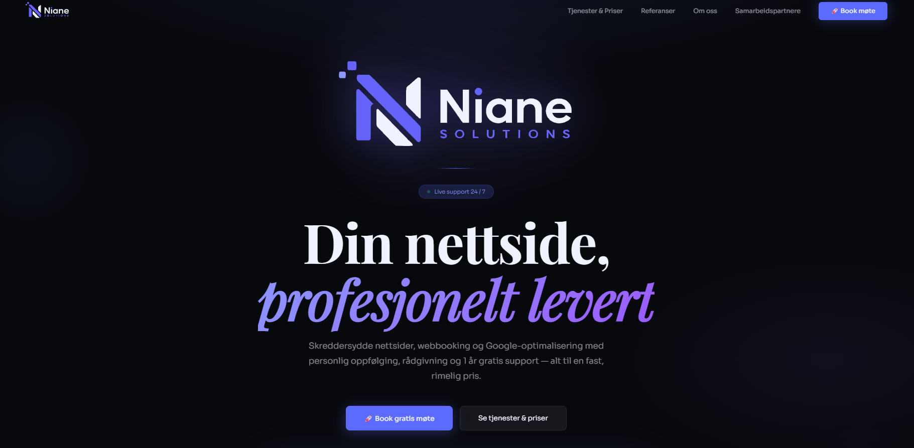 Niane Solutions - Profesjonelt levert